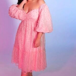 Eloquii Soft Pink Dress